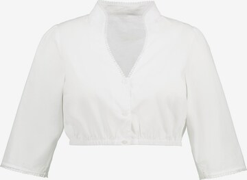 Ulla Popken Blouse in Wit: voorkant