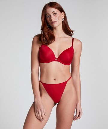 String 'Seamless' Hunkemöller en rouge : devant