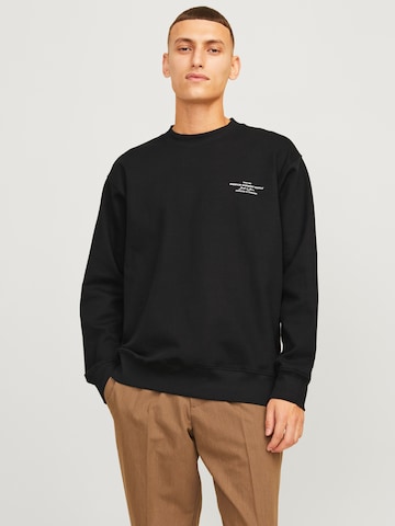 JACK & JONES Sweatshirt 'JPRCcchad' in Zwart: voorkant