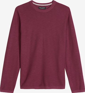 Pull-over Marc O'Polo en rouge : devant