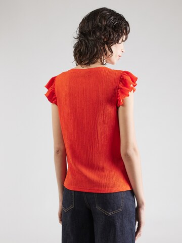 PIECES Shirt 'LUNA' in Rood