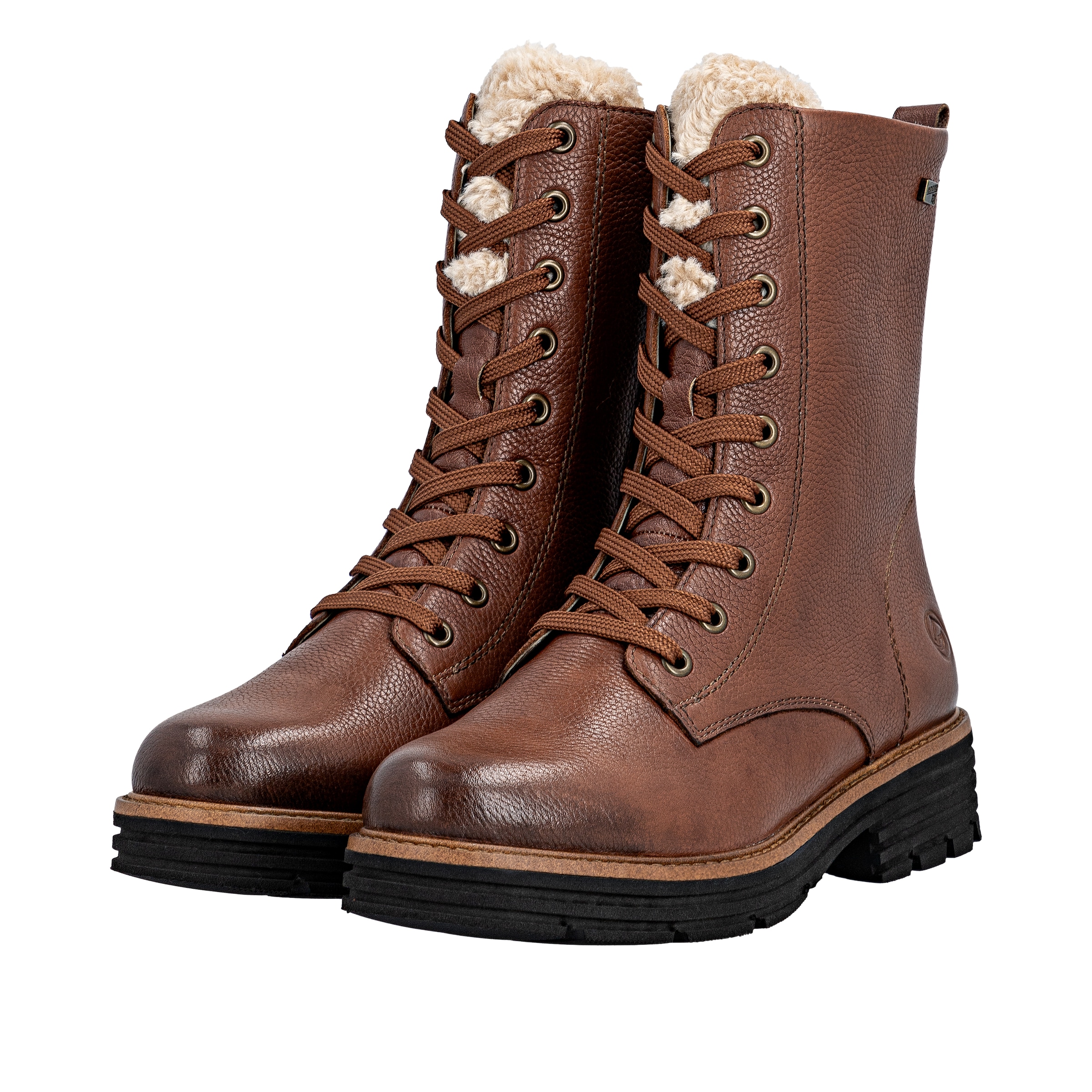 Bottes à lacets REMONTE en marron
