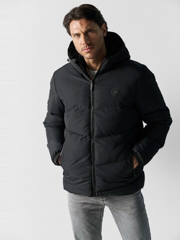 Veste d’hiver KOROSHI en gris : devant
