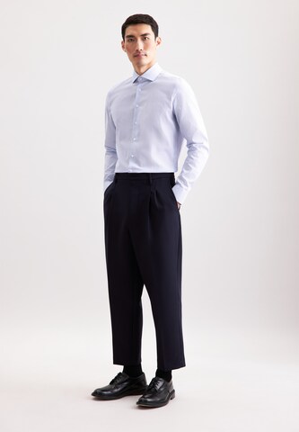 Fit confort Chemise business 'SMART PERFORMANCE' SEIDENSTICKER en bleu