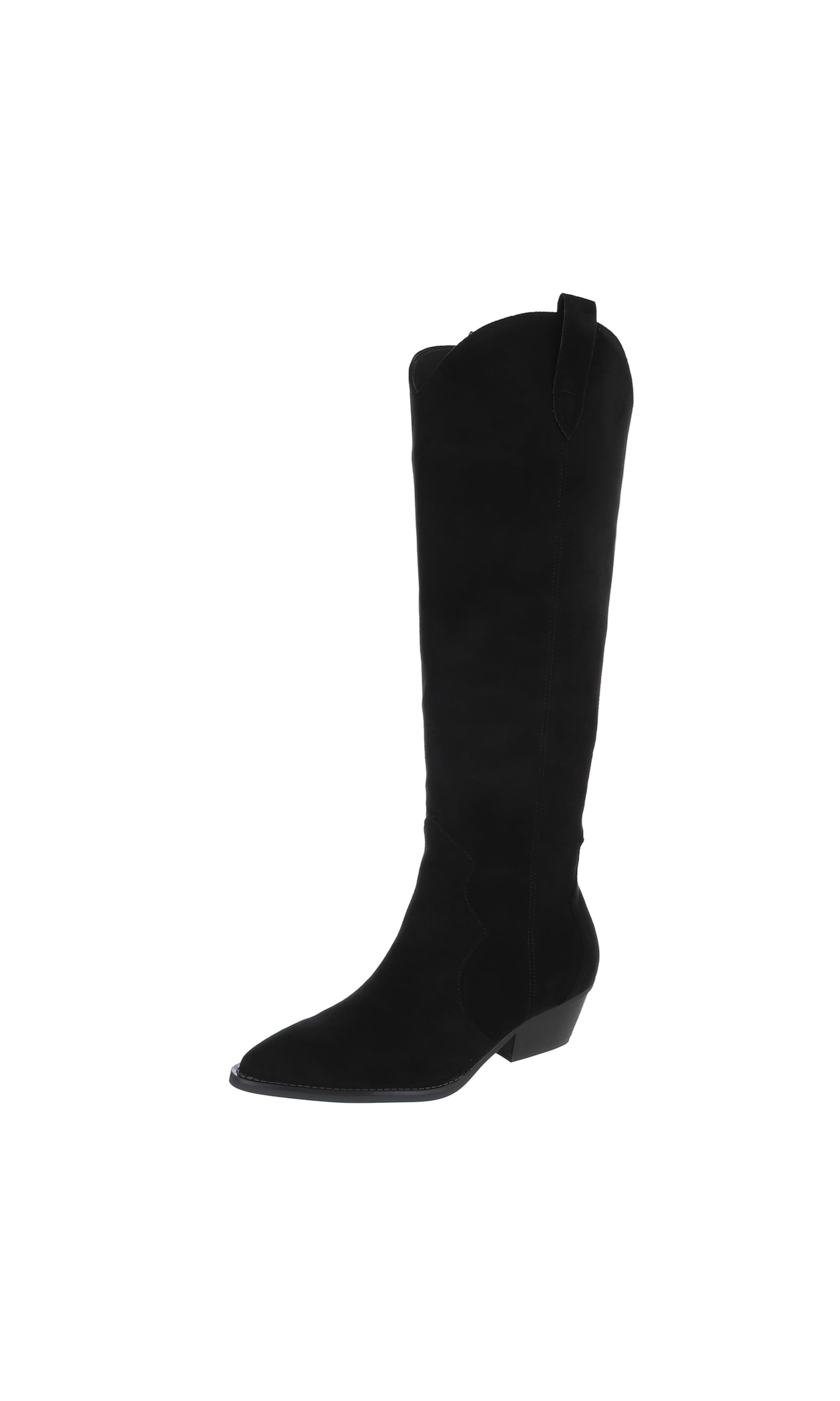 Ital-Design Stiefel in Schwarz: Vorderseite