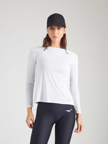 MIZUNO - Camiseta funcional en blanco: frente