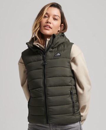 Superdry Bodywarmer in Bruin: voorkant