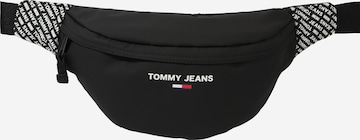 Tommy Jeans Magväska i svart: framsida