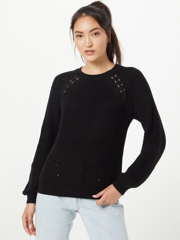 ABOUT YOU Sweater 'Maren' in Black: front