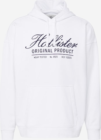 HOLLISTER Sweatshirt 'APAC EXCLUSIVE' in Wit: voorkant