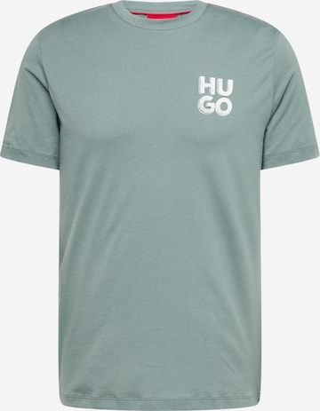 Tricou 'Detzington241' de la HUGO Red pe verde: față