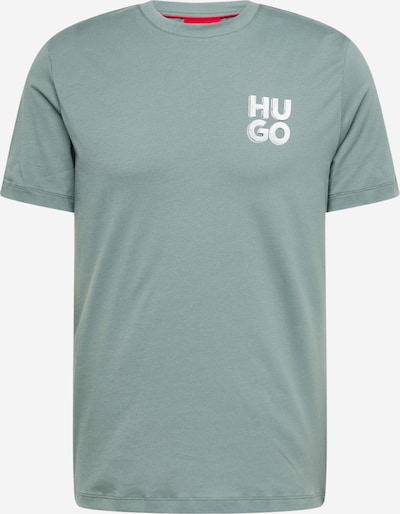 HUGO T-Shirt 'Detzington241' en turquoise / noir / blanc naturel, Vue avec produit