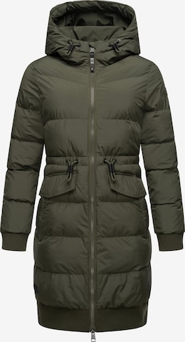 Ragwear Функциональное пальто 'Briosh' в Зеленый: спереди