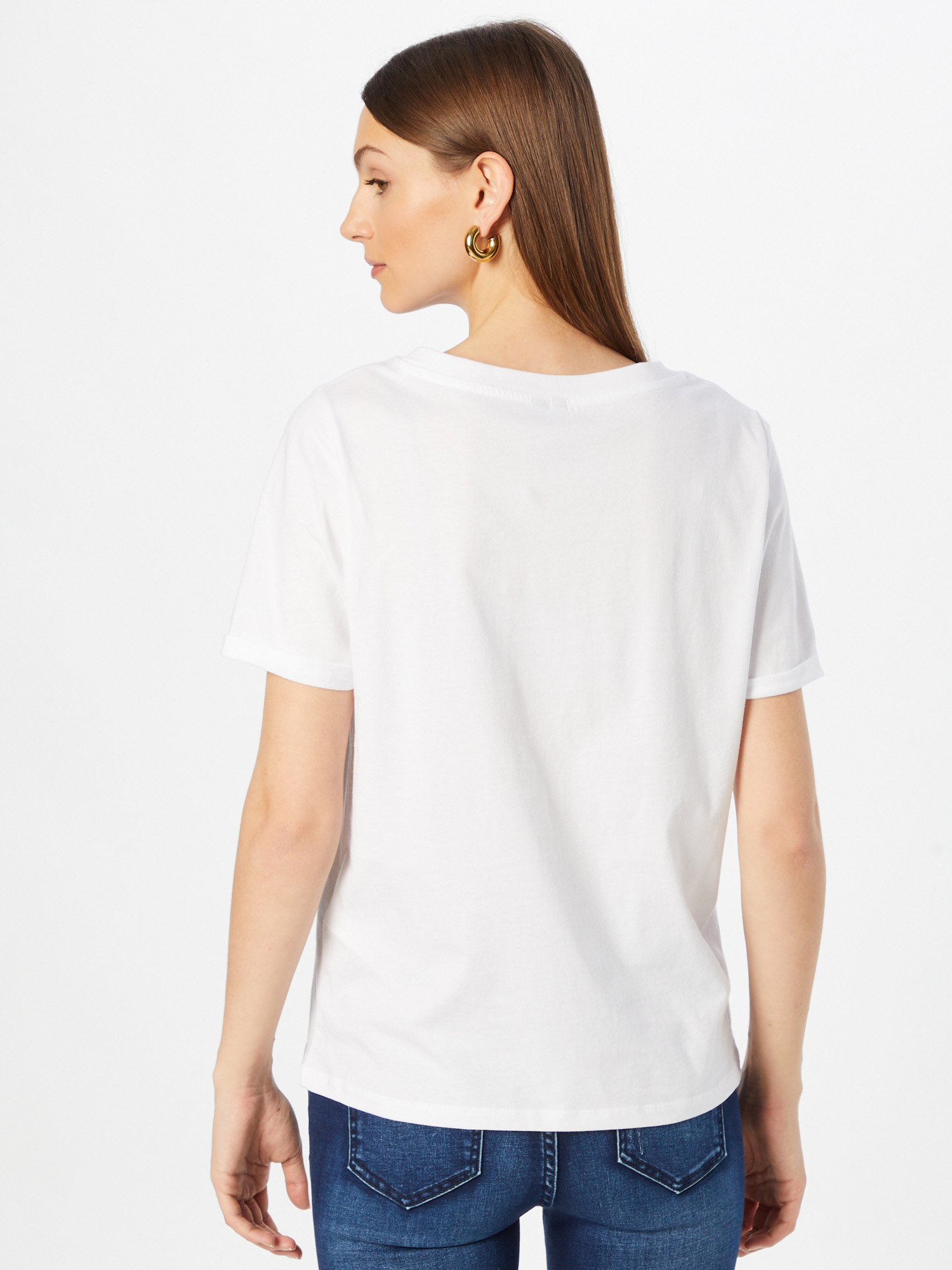 Odzież W4L5K PIECES Koszulka RIA w kolorze Białym 
