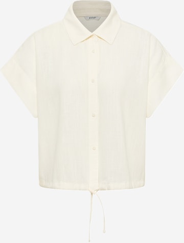 MUSTANG Blouse 'Muce' in White: front