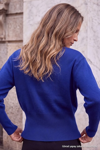 Trendyol Strickjacke in Blau