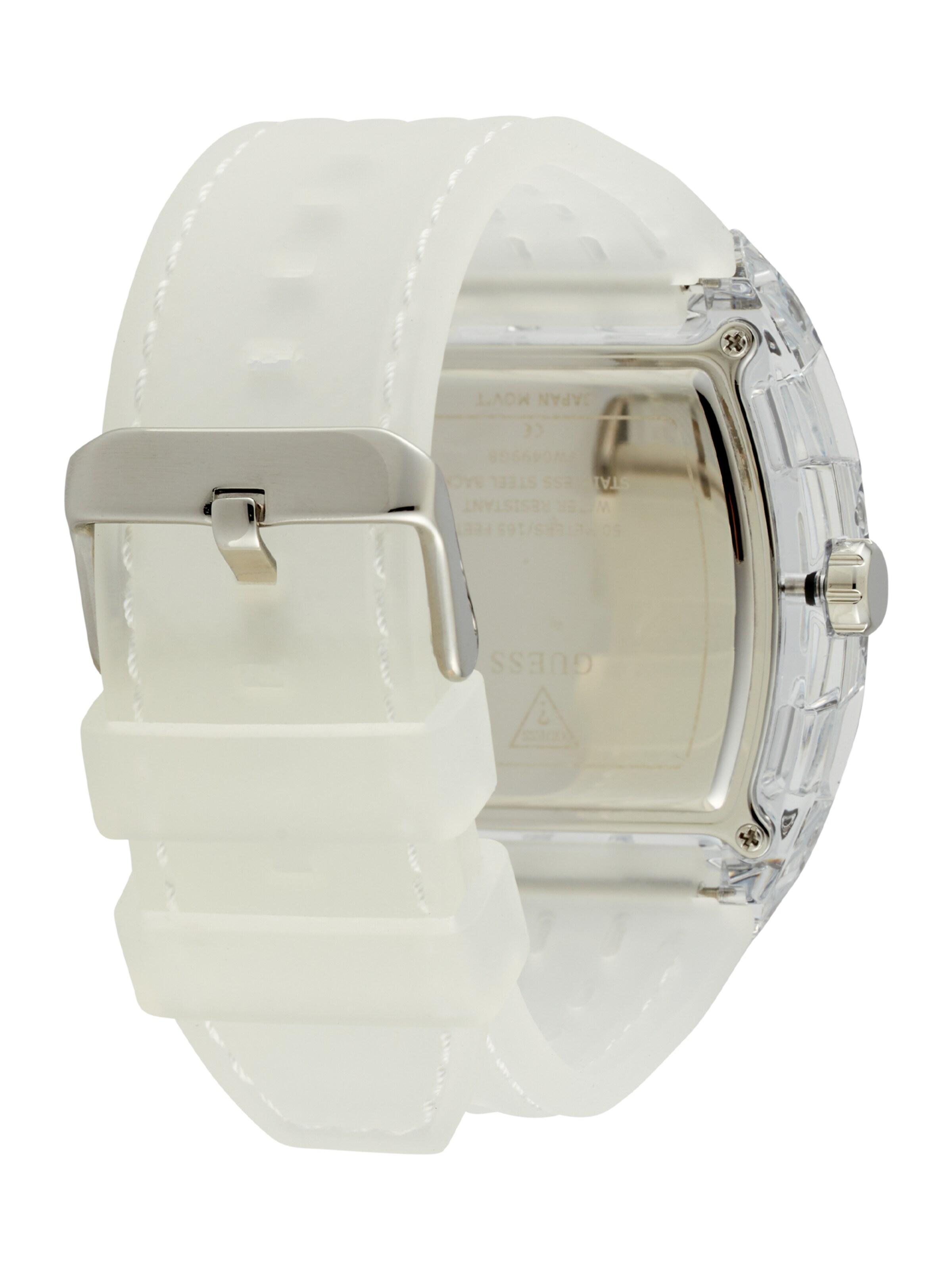 Orologio analogico 'GT Phoenix' di GUESS in trasparente