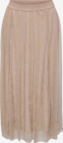 ONLY Rok 'Tinga' in Beige: voorkant