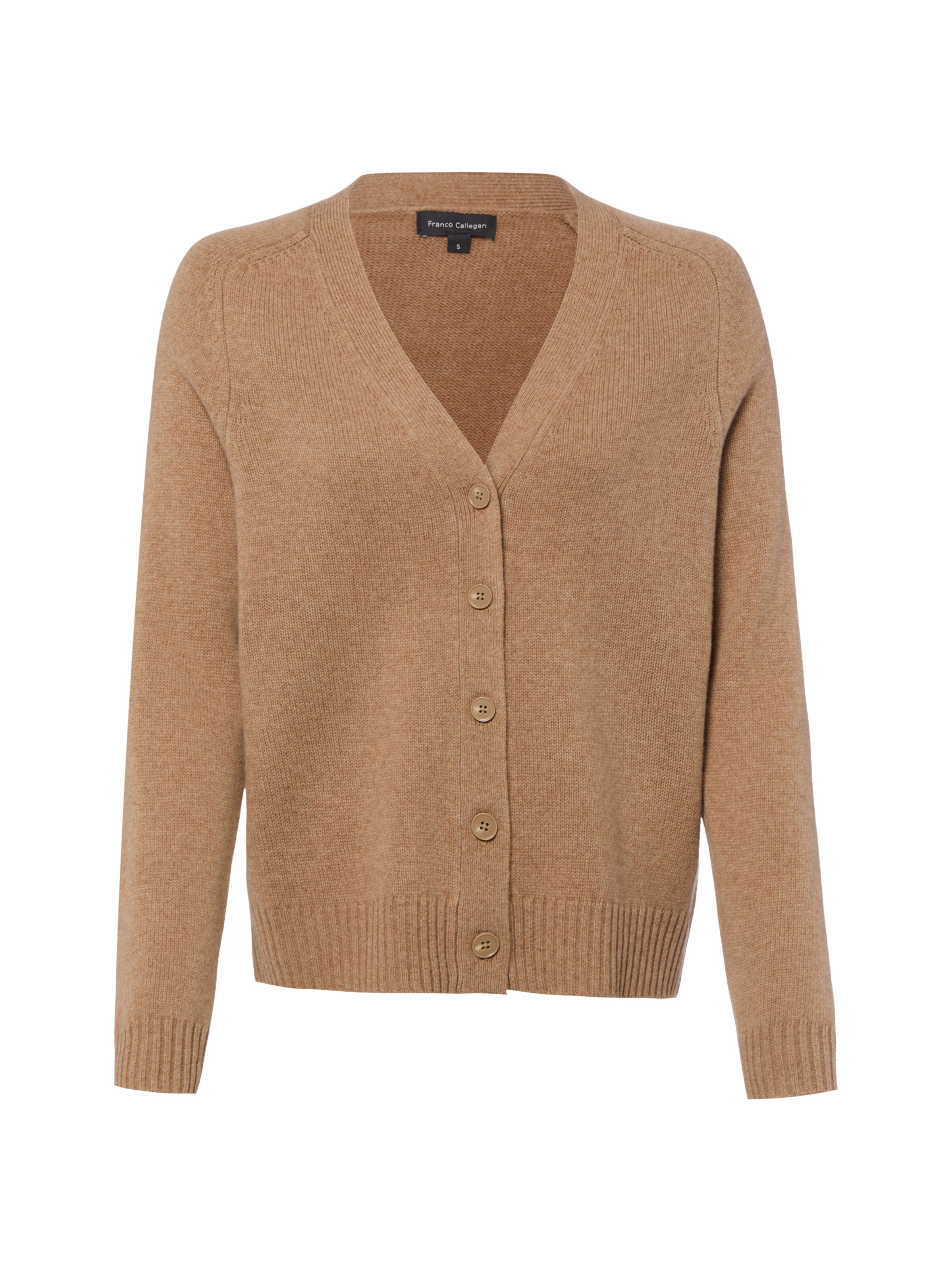 Franco Callegari Strickjacke in Braun: Vorderseite