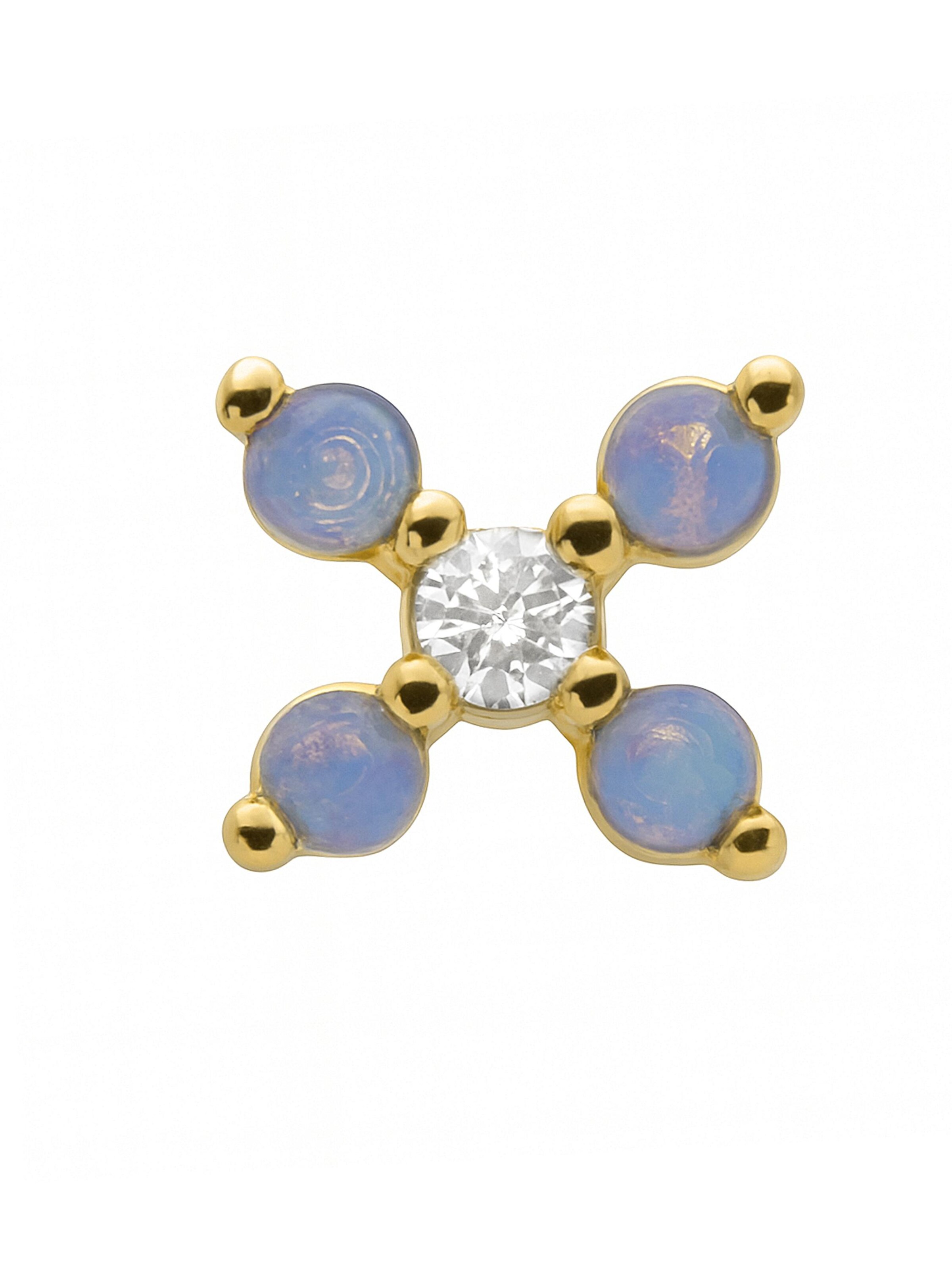 Bijou piercing 'Acano' Luxenter en mélange de couleurs