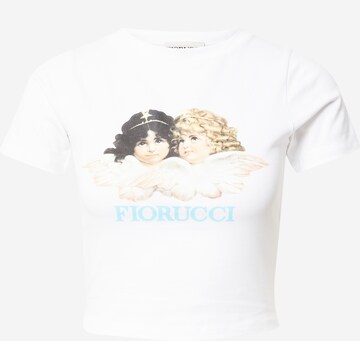 Fiorucci Тениска в бяло: отпред