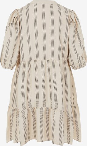 EVOKED Shirt dress 'Etna' in Beige