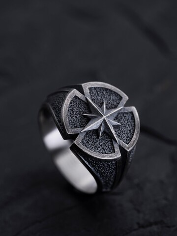 REYTEL Ring 'COMPASS' in Silber