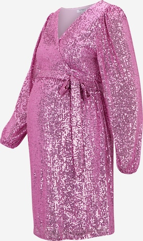 Robe de cocktail Dorothy Perkins Maternity en violet : devant
