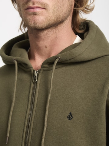 Volcom Суичъри с качулка 'Single Stone' в зелено