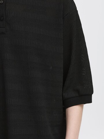 ICHI Shirt ' IXKNITTY ' in Black