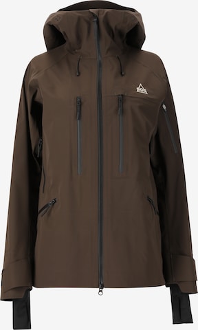 SOS Skijacke 'Kula' in Braun: Vorderseite