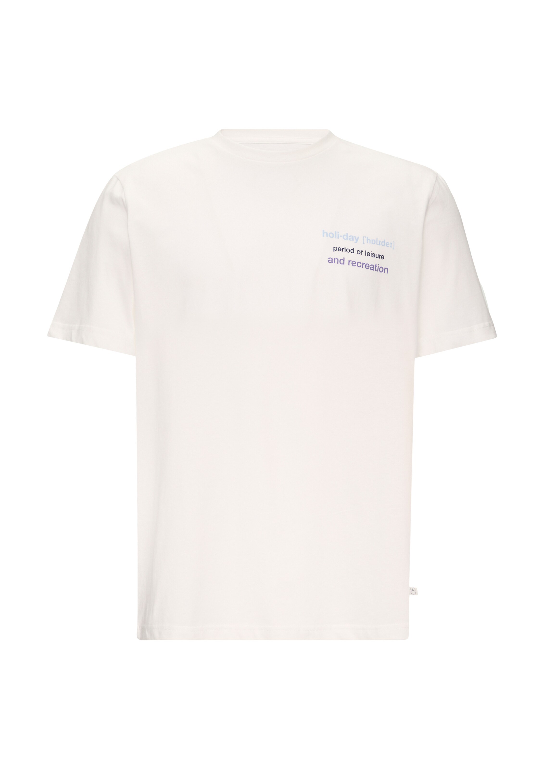 T-Shirt QS en beige : devant