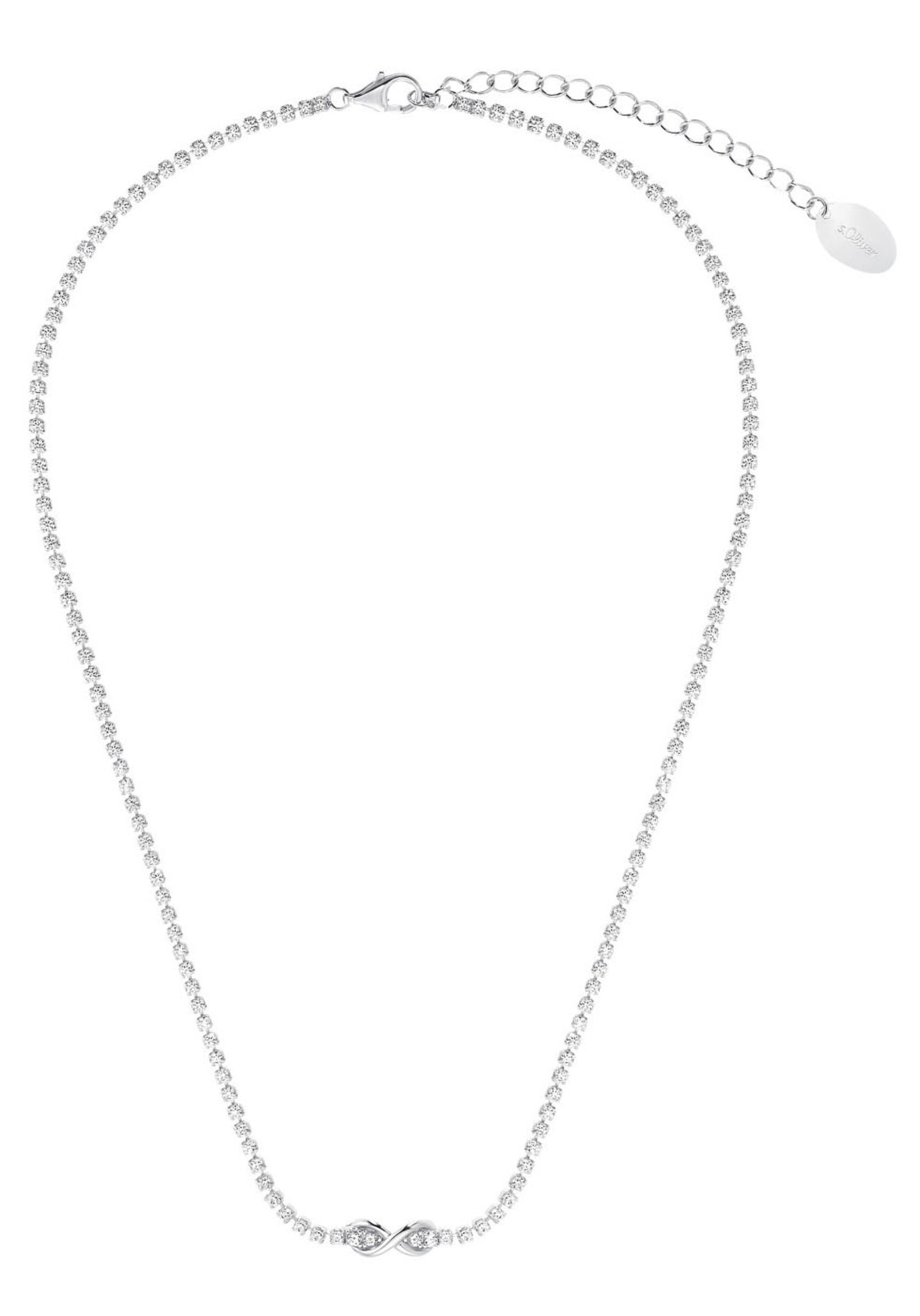 s.Oliver Necklace in Silver: front