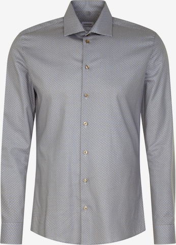 Coupe slim Chemise business 'SMART ESSENTIALS' SEIDENSTICKER en bleu : devant