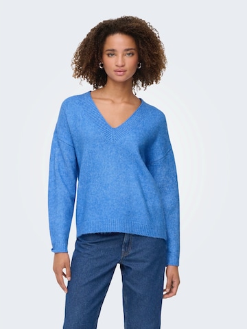 JDY Pullover 'JDYSILJA' in Blau: Vorderseite