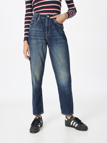 QS Regular Jeans in Blauw: voorkant