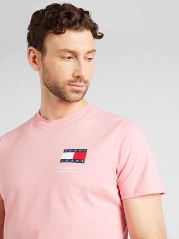 Maglietta 'ESSENTIAL' di Tommy Jeans in rosa