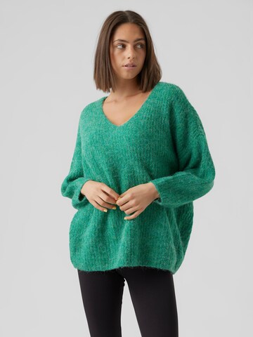 VERO MODA Trui 'Julie' in Groen: voorkant