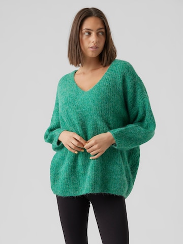 VERO MODA Sweater 'Julie' in Green: front