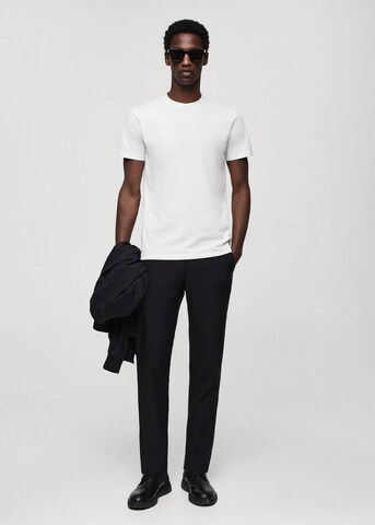 T-Shirt MANGO MAN en blanc