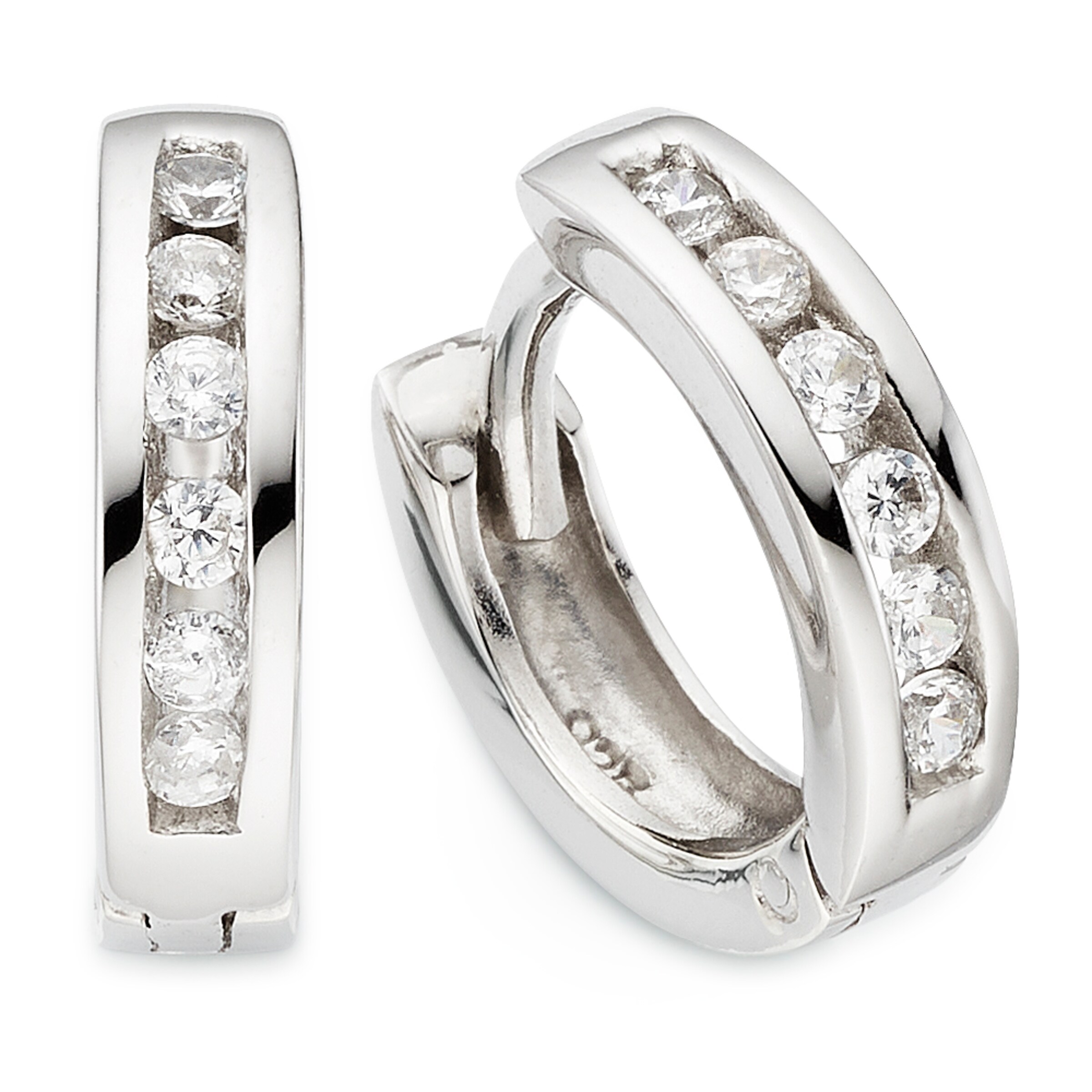 Bruno Banani LM Earrings in Silver: front