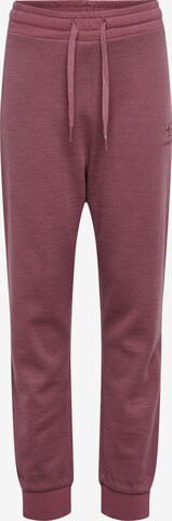 Hummel Workout Pants 'WONG' in Purple: front