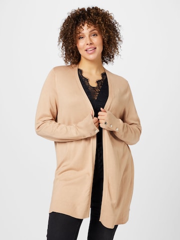 Dorothy Perkins Curve Kofta i beige: framsida