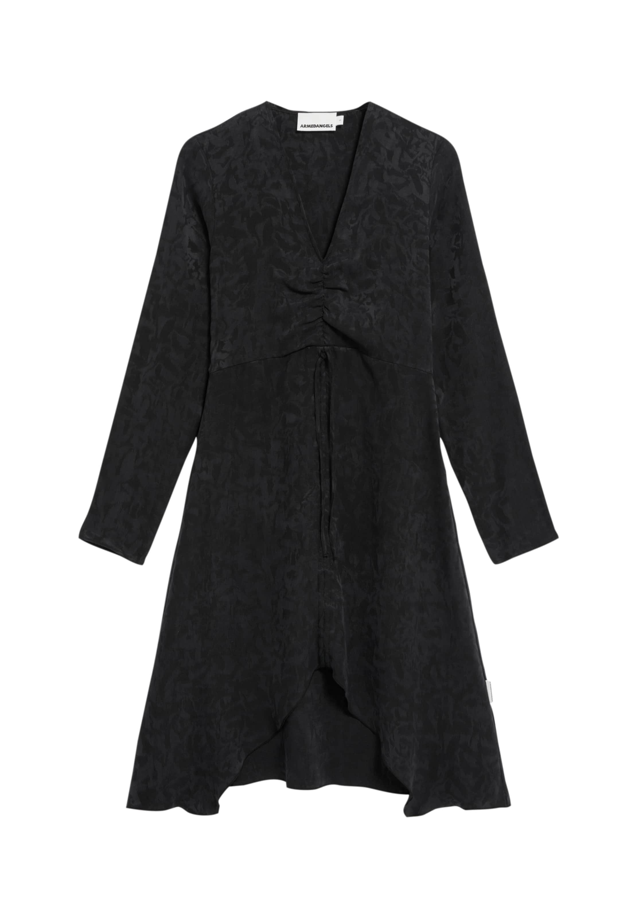 ARMEDANGELS Jurk ' TINRAA JACQ ' in Zwart: voorkant