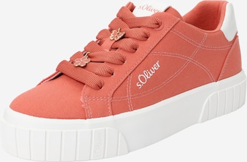 s.Oliver Sneakers laag in Oranje: voorkant