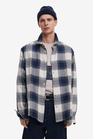 Regular fit Cămașă de la Desigual pe albastru: față