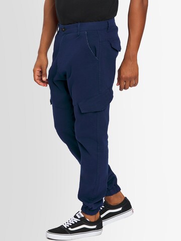 Alessandro Salvarini Tapered Broek 'AS274' in Blauw