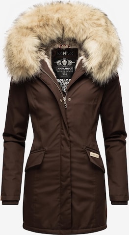 Manteau d’hiver 'Cristal' NAVAHOO en marron : devant