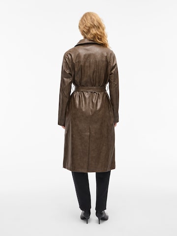 VILA Between-seasons coat in Brown