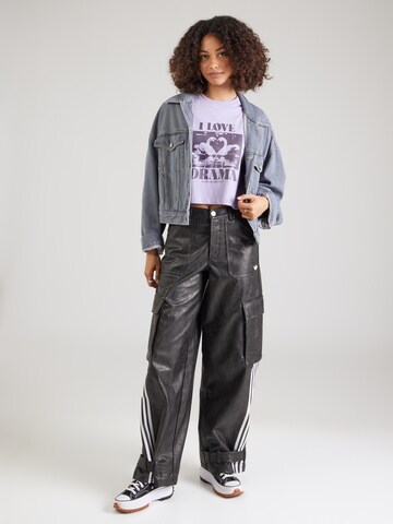 Kaotiko Shirts 'SWANS' i lilla